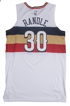 2018-19 Julius Randle Game Used New Orleans Pelicans Earned Edition Jersey Photo Matched To 12/29/2018 (MeiGray & Resolution Photomatching)